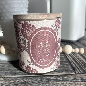 Amber & Fig Floral Candle- 10ozs